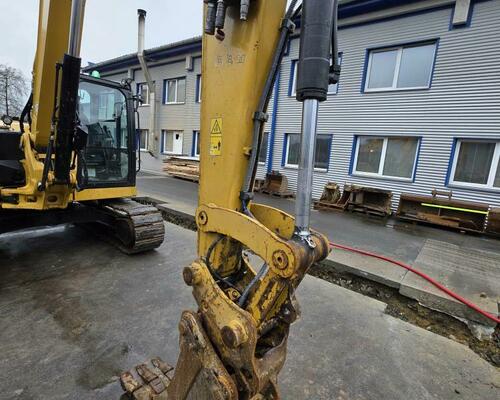 Pásový bagr CAT 308 CR, r.v. 2019, 3490 mth, 2x lžíce