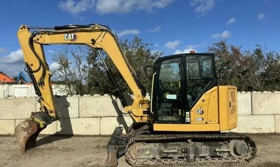 Pásový bagr CAT 308 CR, rok výroby 2019, 3526 motohodin