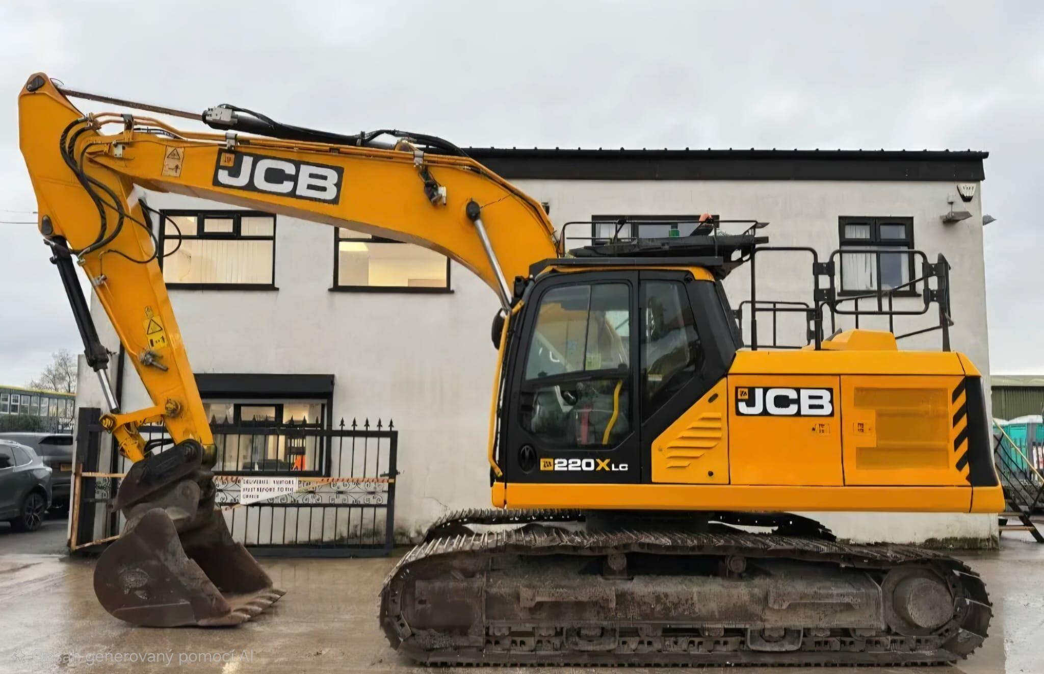 Pásový bagr JCB 220X L, rok výroby 2019, 3128 motohodin