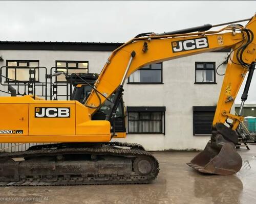 Pásový bagr JCB 220X L, rok výroby 2019, 3128 motohodin