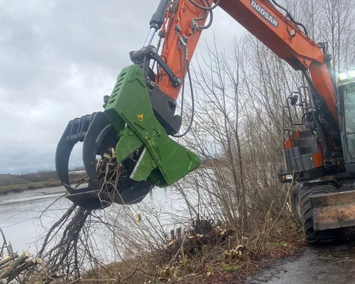 Drapák na dřevo/ Štípací kleště na náletové dřeviny