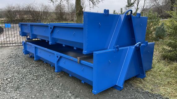 Hákový kontejner na bagr/suť - vana 420x220 cm