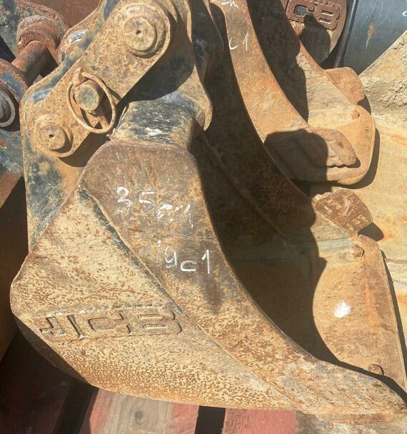  Lžíce JCB 35 cm s radlicí pro JCB 19c1 16c115c1 