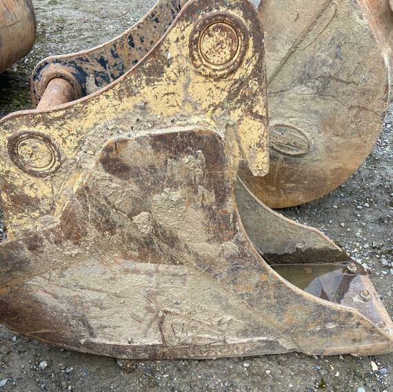 Lžíce s radlicí o šířce 30 cm, Rhinox Cat 308, Yanmar VIO 80, Hitachi EX 60-3, Komatsu PC88