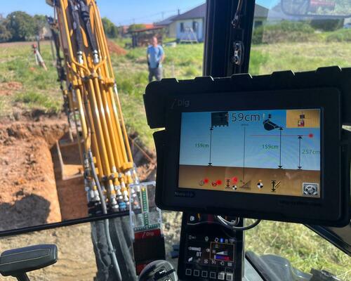 Nivelační systém iDig Touch 2D - REZERVACE