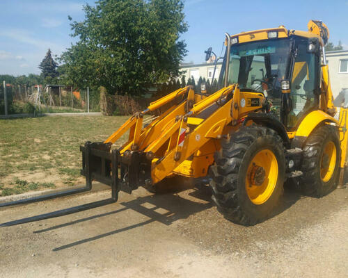Predný mechanický rýchloupínač JCB 2CX, 3CX, 4CX na pôvodnú lopatu