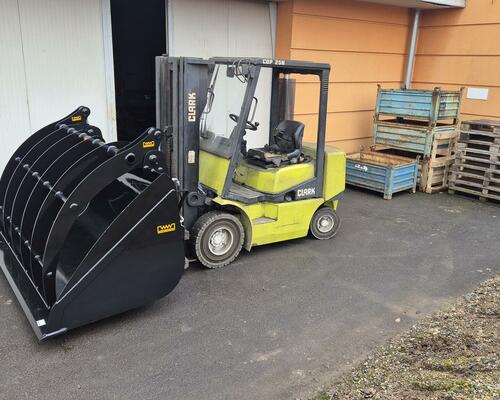 Pridržiavač, pridržovač na lopatu manitou CBA2450/2500L MANITOU, JCB, DIECI, CAT, Bobcat, klapačka, krokodýl