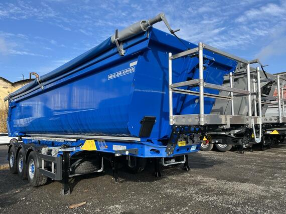 MEILLER 30 m3 HEAVY DUTY s hydralickým čelem + pendl výkyvným čelem / podlaha Hardox 8 mm / bočnice Hardox 6 mm 