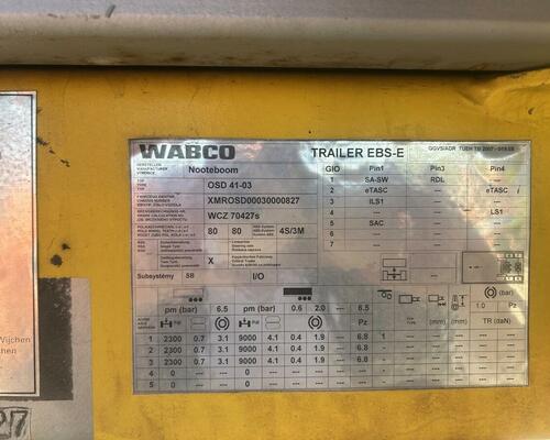 Nooteboom OSD-41-03 návěs podvalník