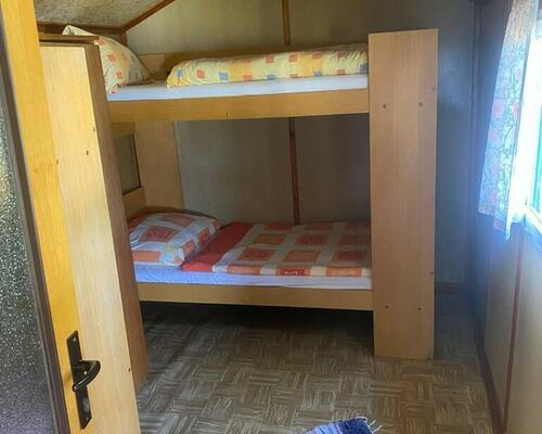 Obytná pojízdná maringotka s terasou