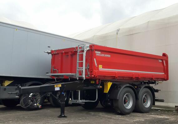 Tandemový sklápěcí přívěs MEILLER MZDA 1822 / ZVEDACÍ NÁPRAVA / plachta / WABCO SmartBoard / PŘÍVĚS SKLADEM