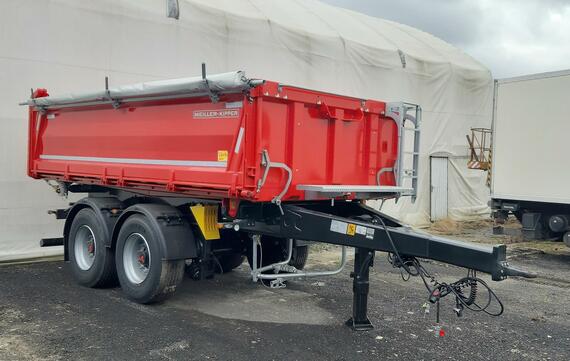 Tandemový sklápěcí přívěs MEILLER MZDA 1822 / ZVEDACÍ NÁPRAVA / plachta / WABCO SmartBoard / PŘÍVĚS SKLADEM