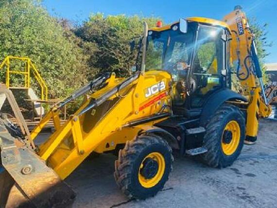 JCB 3CX 2018, joysticky, okruh svahovky 
