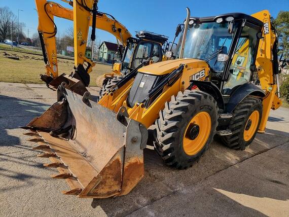 JCB 4CX - joysticky, klima, pouze 1850mth, TOP stav
