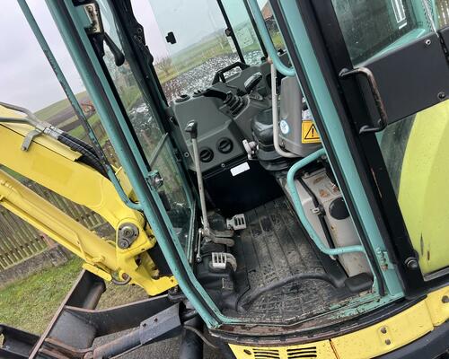 Bagr Yanmar VIO 50 bez přesahu, lžíce 150,80,30