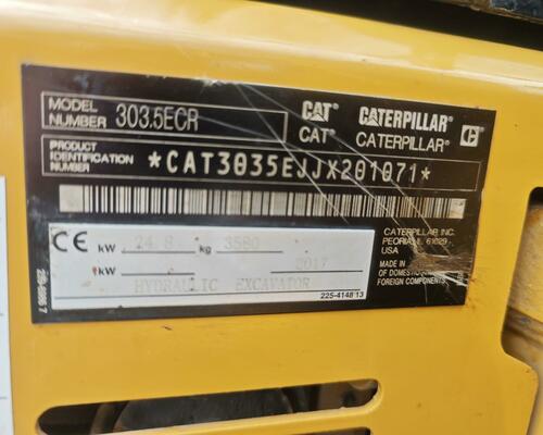 Caterpillar 303.5 CAT 303E CAT 304E