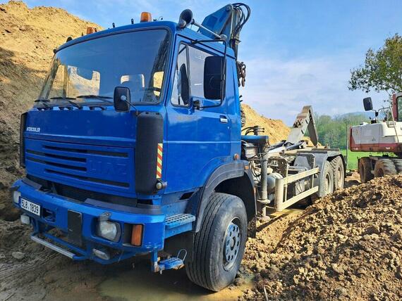 Liaz 29.33 SD 6x4 HYDRAULICKA RUKA + HAKOVY KONTEJNER -