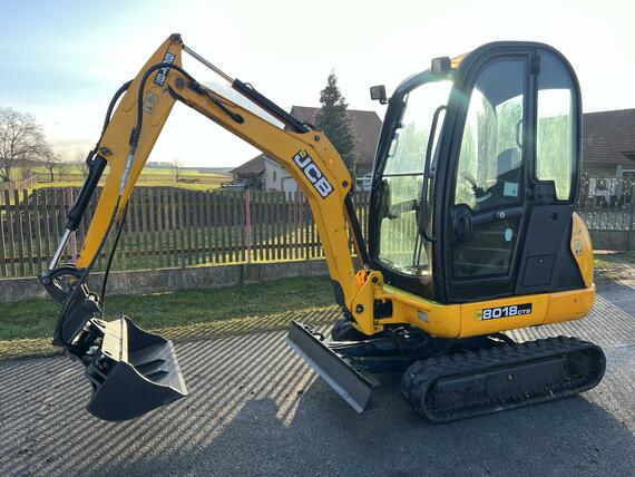 Minibagr JCB 8018 cts hyd.podvozek+svahovka, 2014