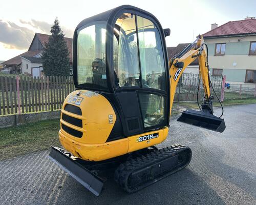 Minibagr JCB 8018 cts hyd.podvozek+svahovka, 2014