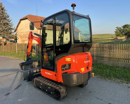 Minibagr Kubota KX 016-4 hyd.svahovka / 1.000mth