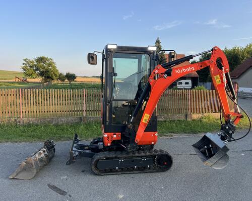 Minibagr Kubota KX 016-4 hyd.svahovka / 1.000mth