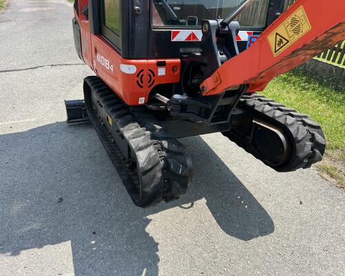 Minibagr Kubota KX 018-4 hyd.svahovka+podkopy, 2014