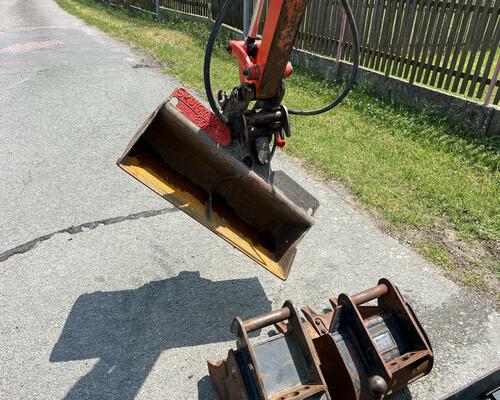 Minibagr Kubota KX 018-4 hyd.svahovka+podkopy, 2014