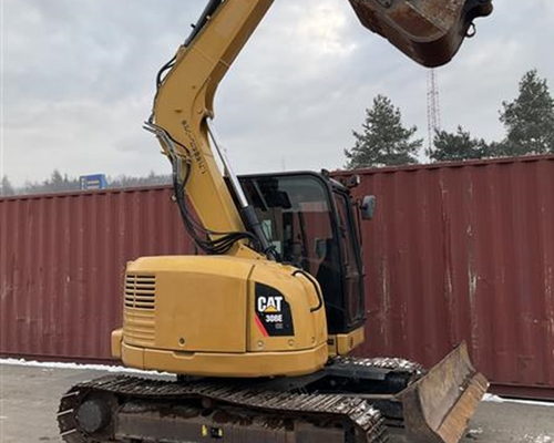Pásový bagr Caterpillar CR-308E, BAGR