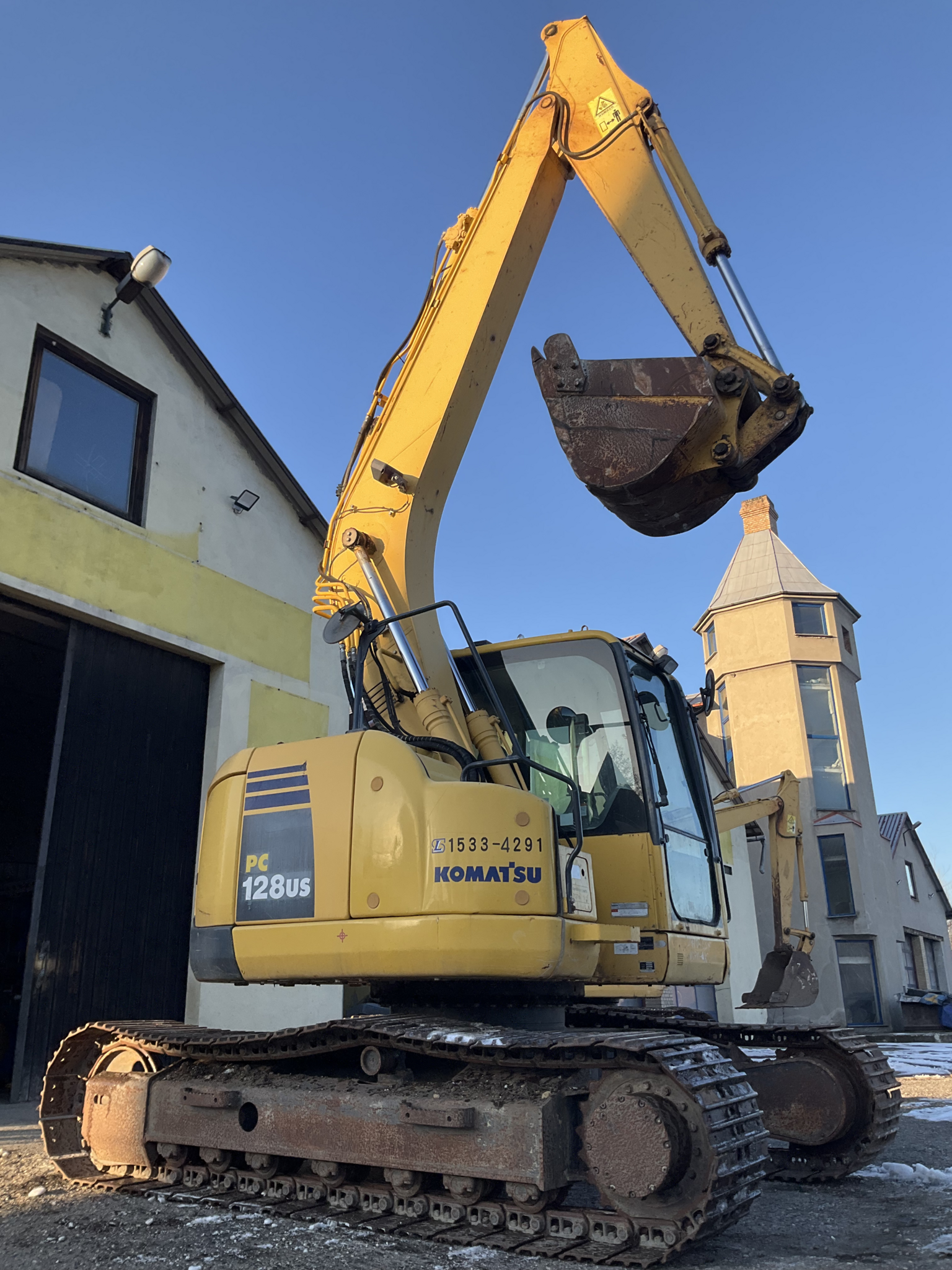 Pásový bagr - KOMATSU PC128US-8-AC, BAGR