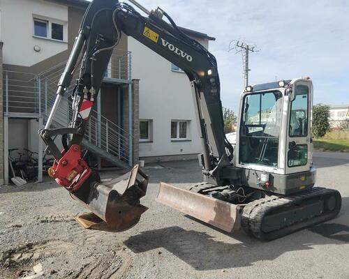 VOLVO ECR58D Powertilt Centrální Mazání