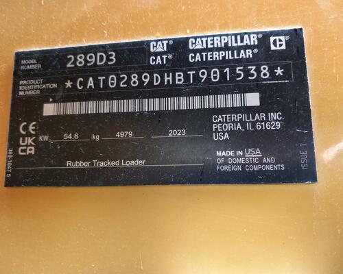 Cat 289 D3