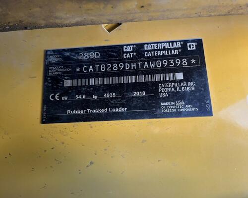 Caterpillar 289D