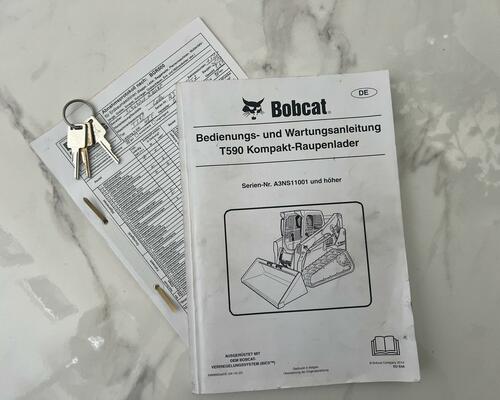 Pásový nákladač Bobcat T590, pouze 1700mth + KLIMA