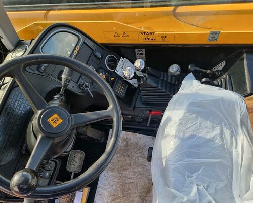 JCB 535-125, klimatizace, vyrovnávání Sway