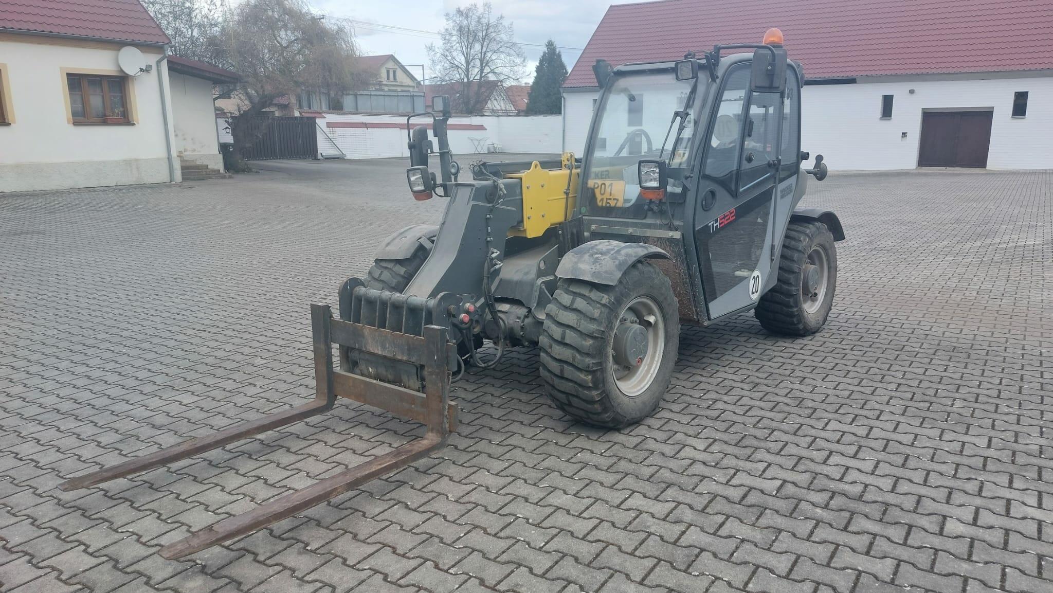 Wacker NEUSON TH522 + LŽÍCE A VIDLE-POUZE 1400 MTH