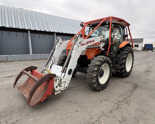 Steyr 4110 Profi s lesní nástavbou Forst