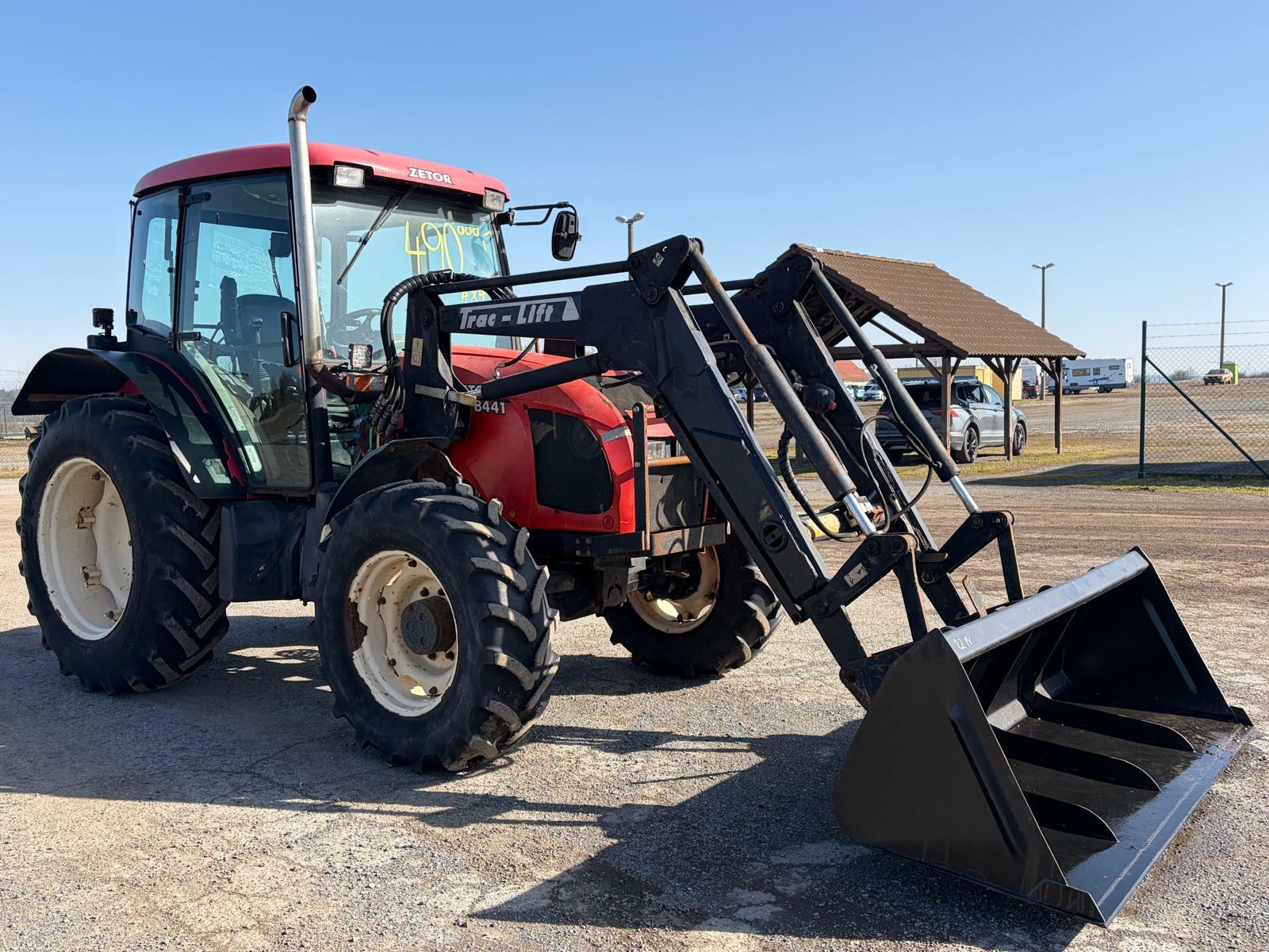 ZETOR PROXIMA 8441 4X4 + čelní nakladač a nová lžíce