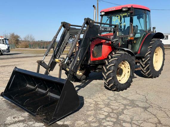 ZETOR PROXIMA 8441 4X4+čelní nakladač s novou lžící