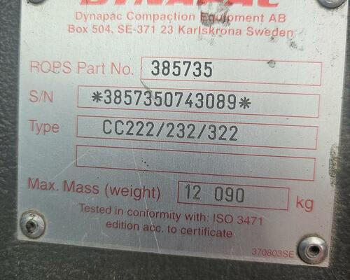 DYNAPAC CC 232 HF