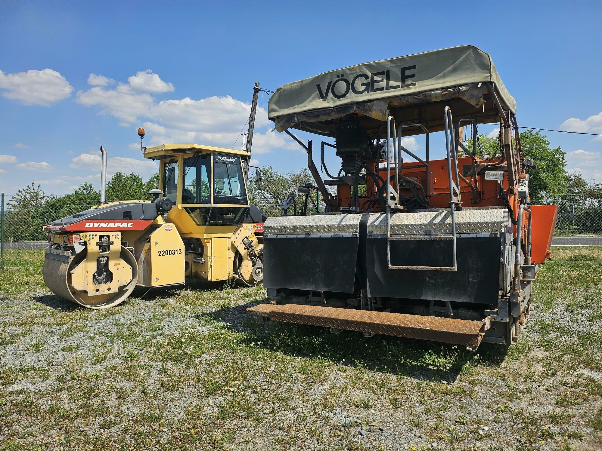 Dynapac CC 232 HF + Vögele SUPER 1600 6-82