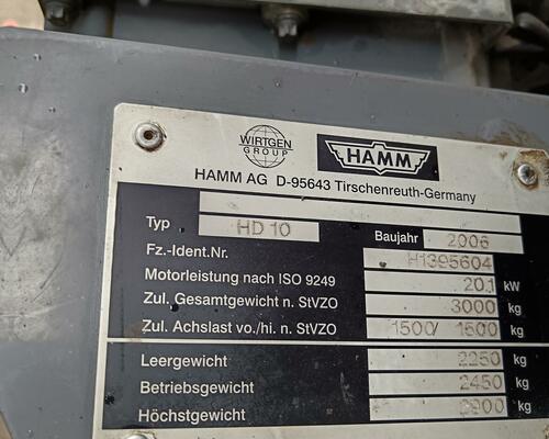HAMM H10 3 TUNY vibrační válec