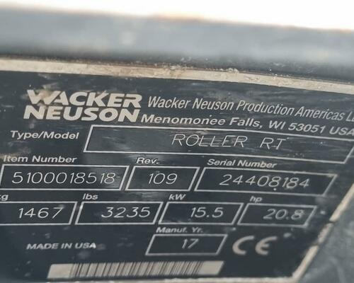 Vibrační příkopový válec Wacker Neuson RTSC3