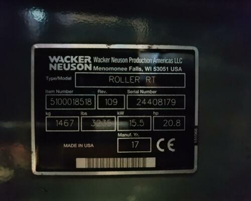 Vibrační válec Wacker Neuson RTKx-SC 3 - motor KUBOTA