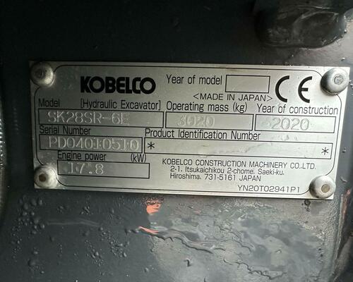 Kobelco SK28 SR-6e - minibager , minibagr 