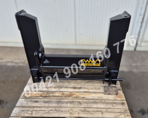 Adapter, redukce JCB Qfit teleskop / Manitou náradie, prídavné zariadenia