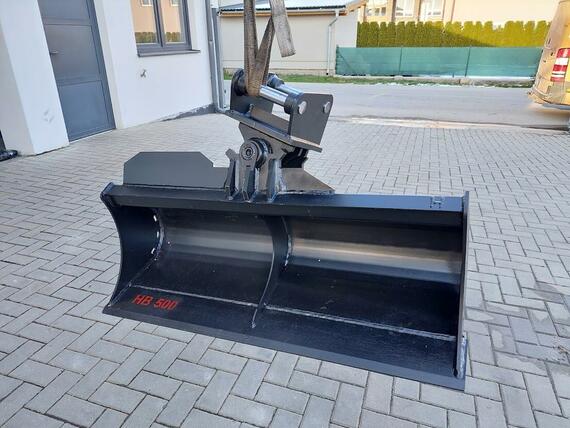 Hydraulická svahovacia lyžica na minibager 2,5-3,5 T 