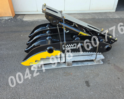 Hydraulický pridržovací prst na bagr, rýpadlo CAT a jiné