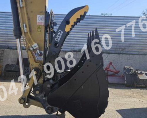 Hydraulický pridržovací prst na bagr, rýpadlo CAT a jiné