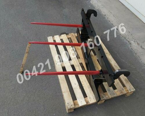 paletizační vidle, euro uchycení traktor, čelní nakladač EURO, john deere, new holland