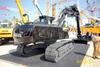 Pásové rypadlo Liebherr R 916 Advanced Litronic na veletrhu Intermat 2009